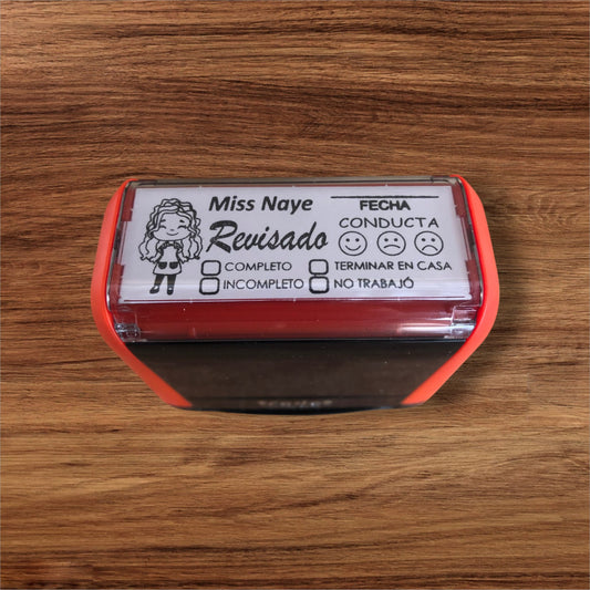 Sello personalizado 5.8x2.2 cm